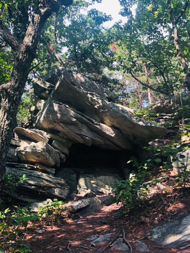 Moore's Knob Rocks on the Trail